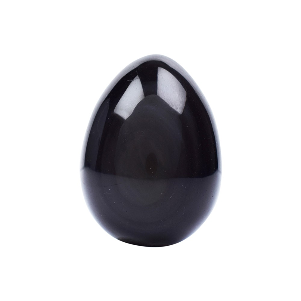 Oeuf obsidienne (obsidienne argentée), 5,0cm | Marco Schreier