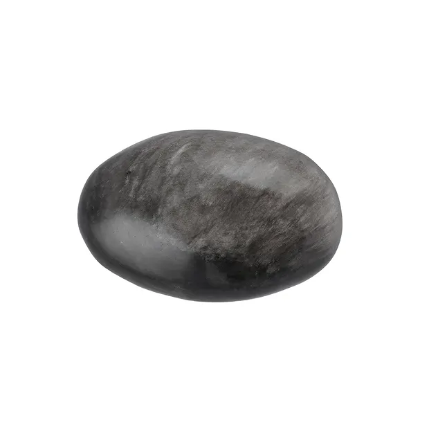 Obsidiana Zenstone (obsidiana de reflejo plateado), 6,2 cm | Marco Schreier