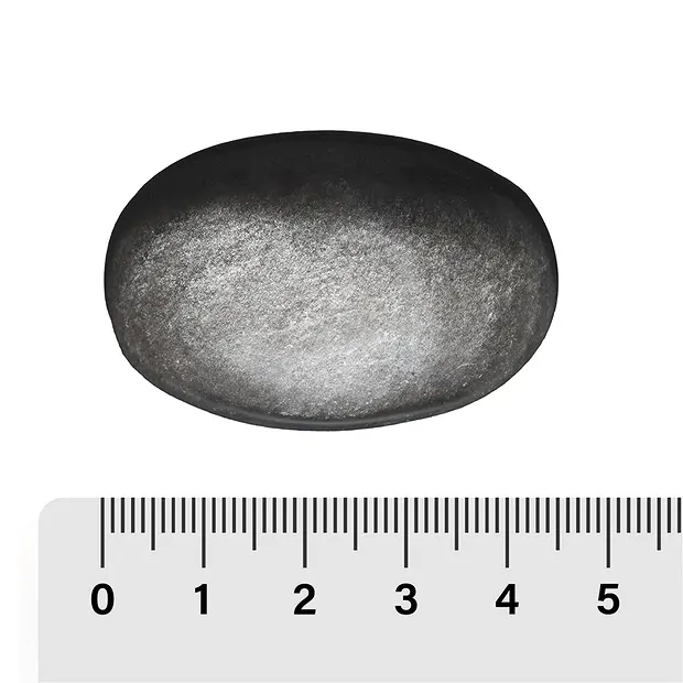 Small Palmstone, Obsidian (silver luster obsidian), thick | Marco Schreier