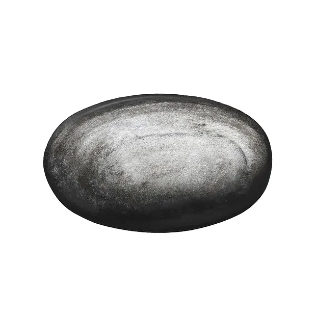 Small Palmstone Obsidian (Silver Sheen Obsidian), thick | Marco Schreier