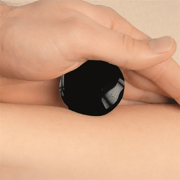 Massage-Kugel Obsidian (schwarz), 4,0cm, in Geschenkdose | Marco Schreier