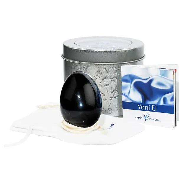 Uovo di Yoni di ossidiana, 3,5 cm (piccolo) | grossista gemme e pietre curative