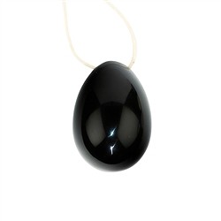 0528802026 Yoni Egg Obsidian, 3.5cm (small) | wholesaler gems, healing stones & jewelry