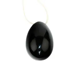 0528802026 Yoni Egg Obsidian, 3.5cm (small) | wholesaler gems, healing stones & jewelry