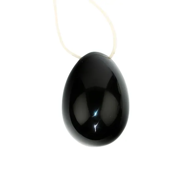 Yoni Egg Obsidian, 3.5cm (small) | wholesaler gems, healing stones & jewelry