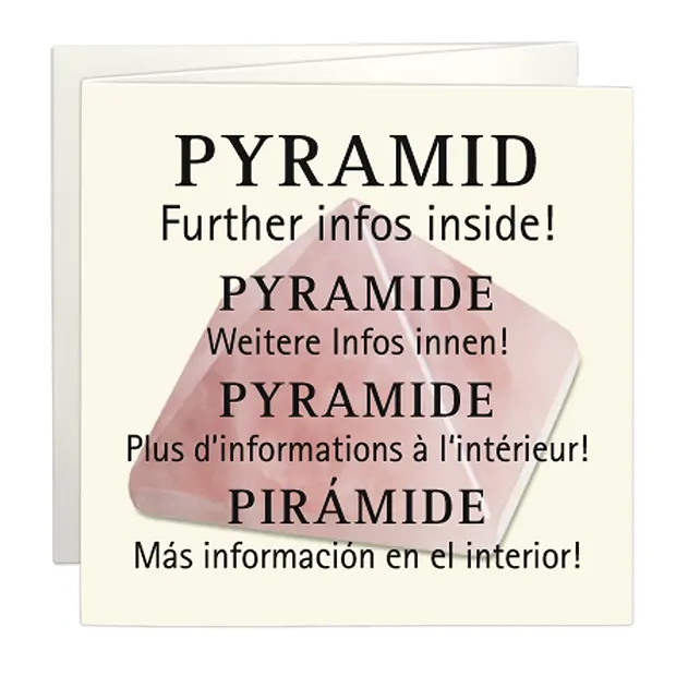 Pyramide Obsidian (schwarz) in Geschenkschachtel, 04cm | Marco Schreier