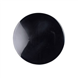0528805011 Obsidian mirror (black) round, 12cm | wholesaler gems, healing stones & jewelry