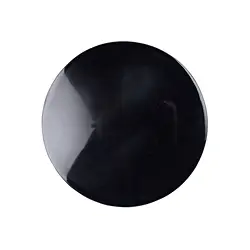0528805011 Spiegel Obsidian (schwarz) rund, 12cm | Edelsteine, Heilsteine & Schmuck-Handel