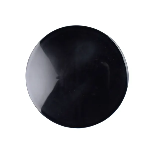 Specchio di Ossidiana (nero) rotondo, 12 cm | grossista gemme e pietre curative