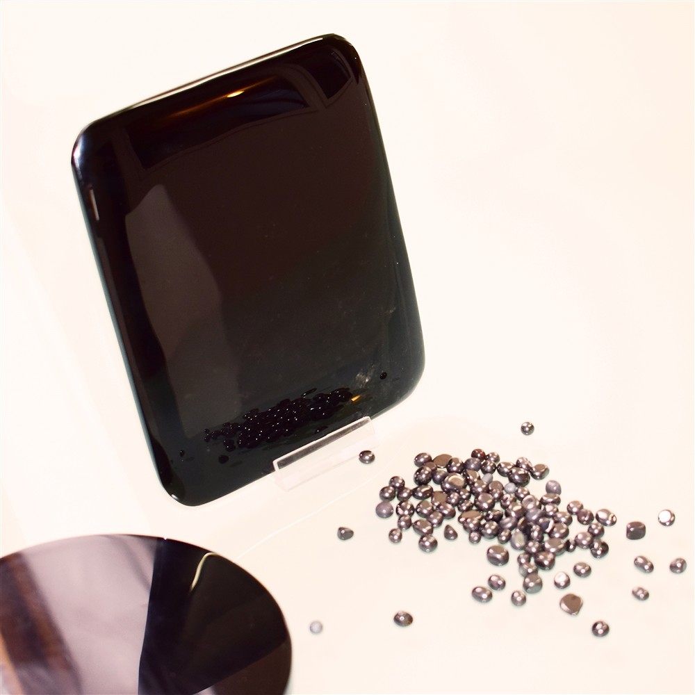 Specchio di Ossidiana (nero), 06 x 08,5 cm | grossista gemme e pietre curative