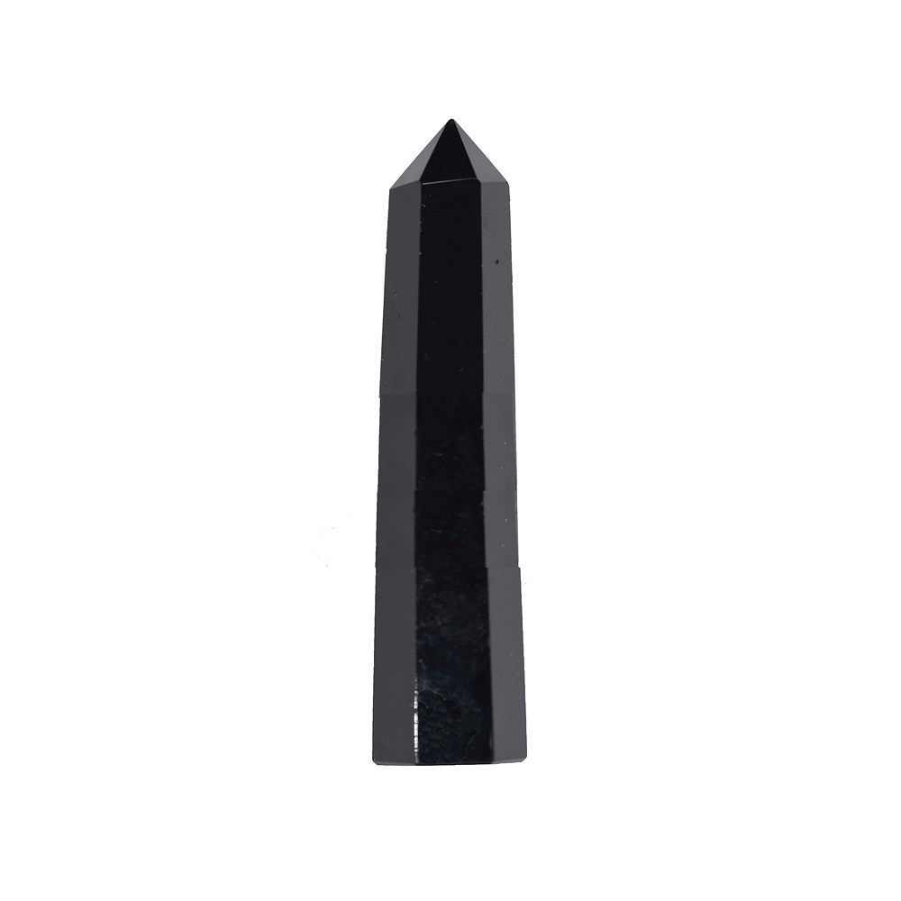 Obsidian obelisk (black), 11cm | minerals trade - gems, healing stones & jewelry