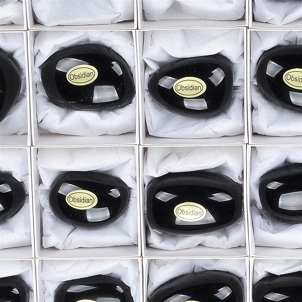 Jumbos Obsidienne (noir), 4,0 - 4,5cm (35 pcs/UC) | Marco Schreier