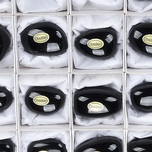 Jumbos Obsidienne (noir), 4,0 - 4,5cm (35 pcs/UC) | Marco Schreier