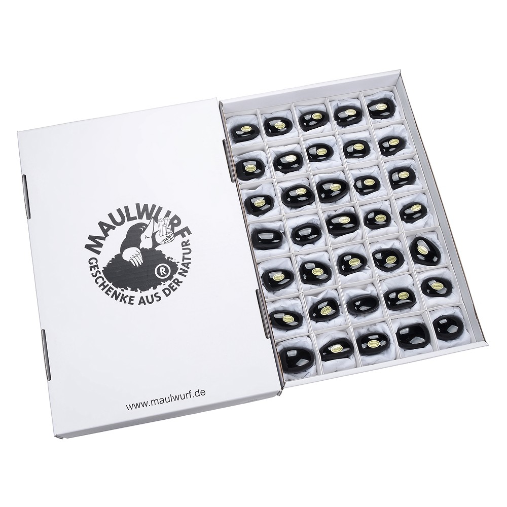 Jumbos Obsidienne (noir), 4,0 - 4,5cm (35 pcs/UC) | Marco Schreier