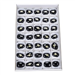 0528853035 Jumbos Obsidienne (noir), 4,0 - 4,5cm (35 pcs/UC) | Marco Schreier