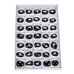 0528853035 Jumbos Obsidienne (noir), 4,0 - 4,5cm (35 pcs/UC) | Marco Schreier