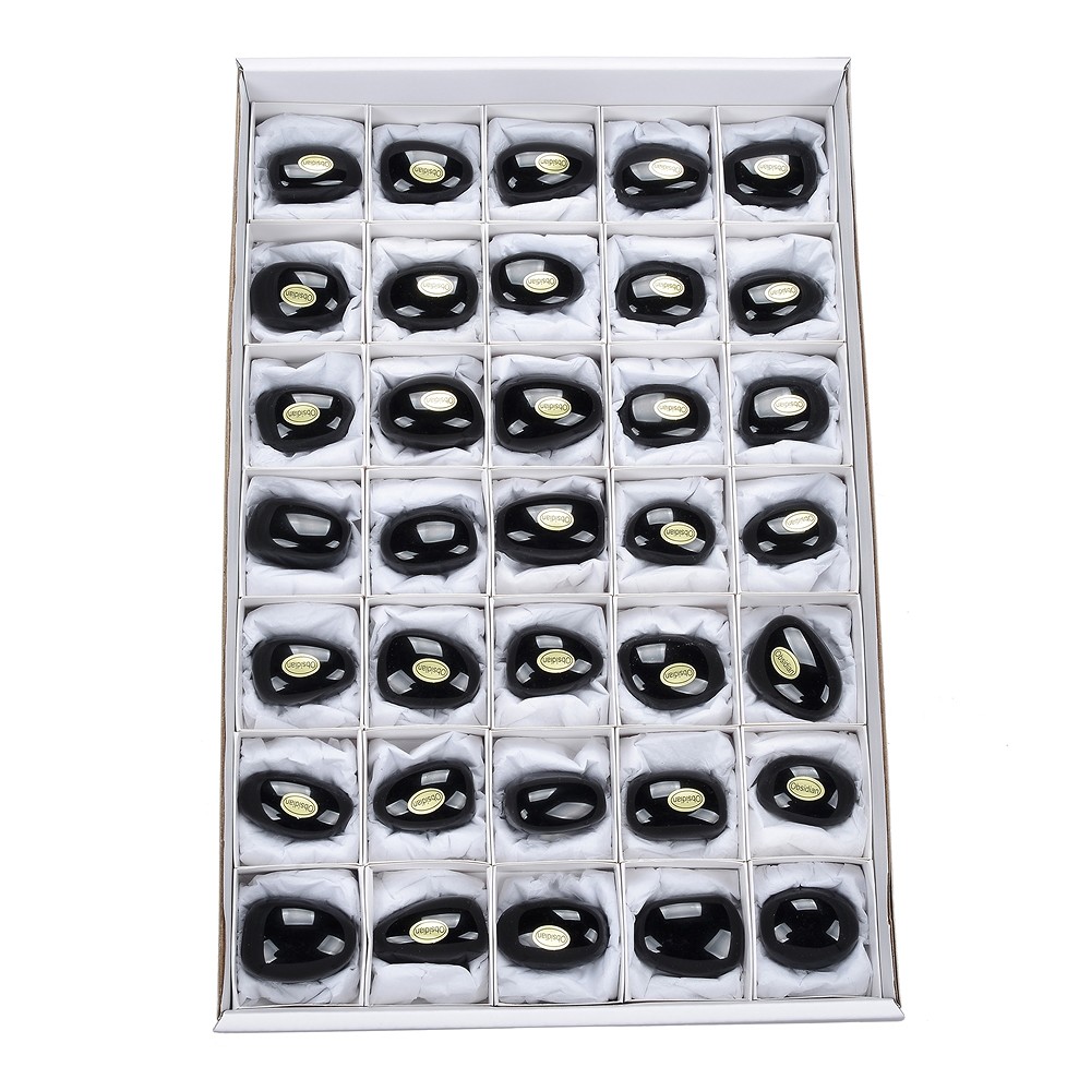 Jumbos Obsidienne (noir), 4,0 - 4,5cm (35 pcs/UC) | Marco Schreier