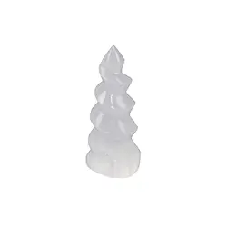 052890001 Selenite with base "Unicorn", 09cm | wholesaler gems, healing stones & jewelry
