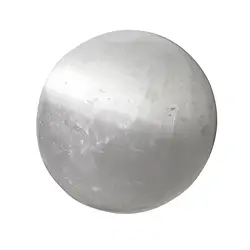 0528901040 Esfera de selenita, 3,6 -4,0cm | piedras preciosas, piedras curativas y joyería