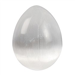 0528902004 Oeuf Sélénite (Gypse fibreux), 6,0cm (grand) | Marco Schreier