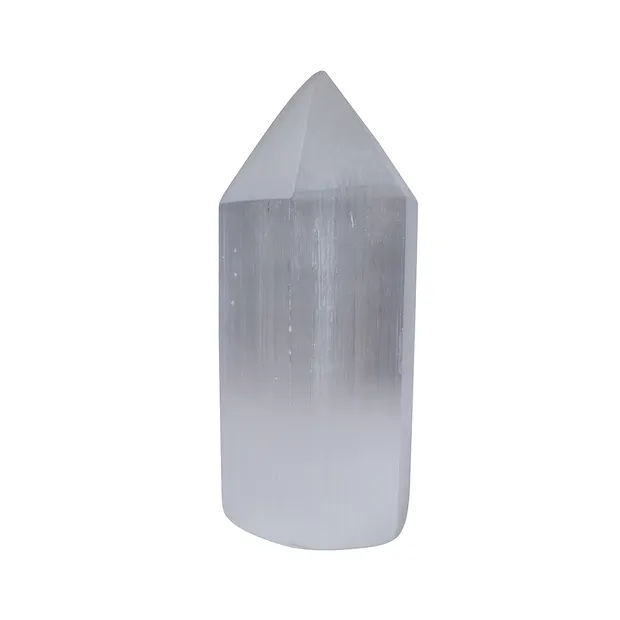 Pointe sélénite, 10cm | Pierres précieuses, pierres thérapeutiques & bijoux