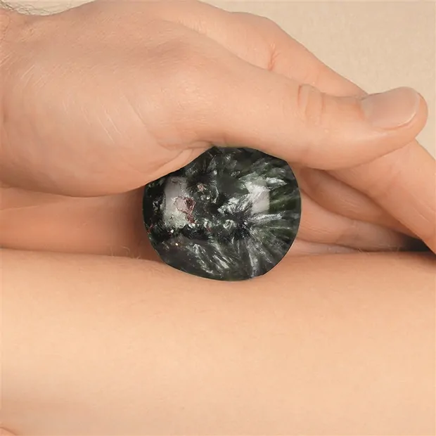 Ball of Seraphinite, 04cm, loose | wholesaler gems, healing stones & jewelry