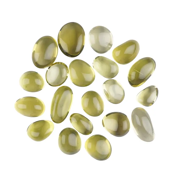 Tumbled Stones Lemon Quartz (heated), 1,8 - 2,5cm (100g/ PU) | Marco Schreier