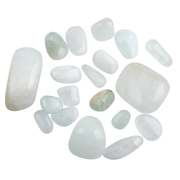 Tumbled Stones Calcite (white) (100 g/ PU) | wholesaler gems & healing stones