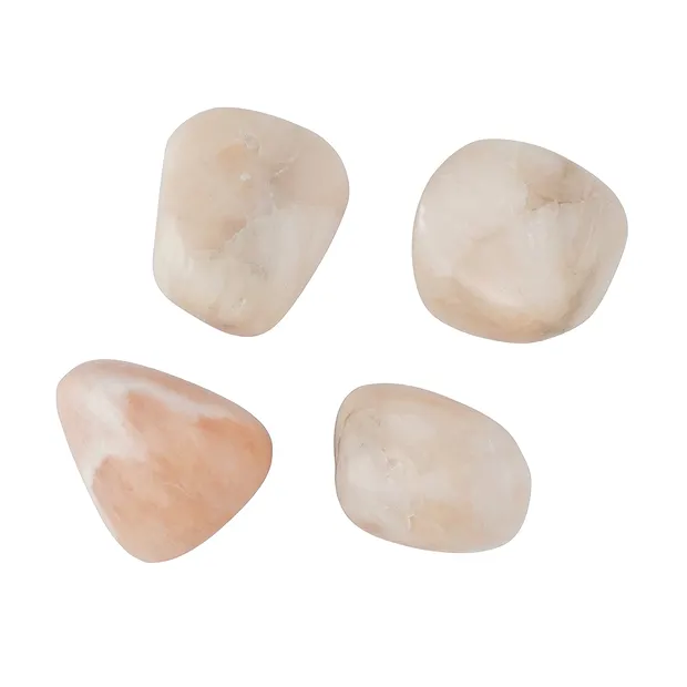 Pietre burattate Stilbite (rosa), 3,0 - 4,0 cm (UC) | Marco Schreier