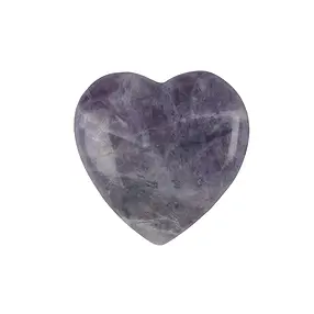 Heart, Fluorite (violet), 5.0cm | wholesaler gems, healing stones & jewelry