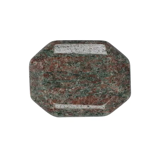 Flatstone Granat-Pyroxenit, 3,8 x 3,0cm | GH Edelsteine, Heilsteine & Schmuck