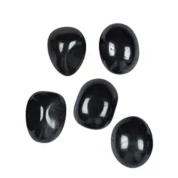 0538427100 Trommelsteine Anthrazit, 2,5 - 3,5cm (100g/VE) | Marco Schreier