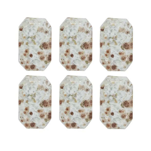 Flat Stone Erlan/Wollastonite, 3.0 x 2.1cm (6 pcs./ PU) | Marco Schreier