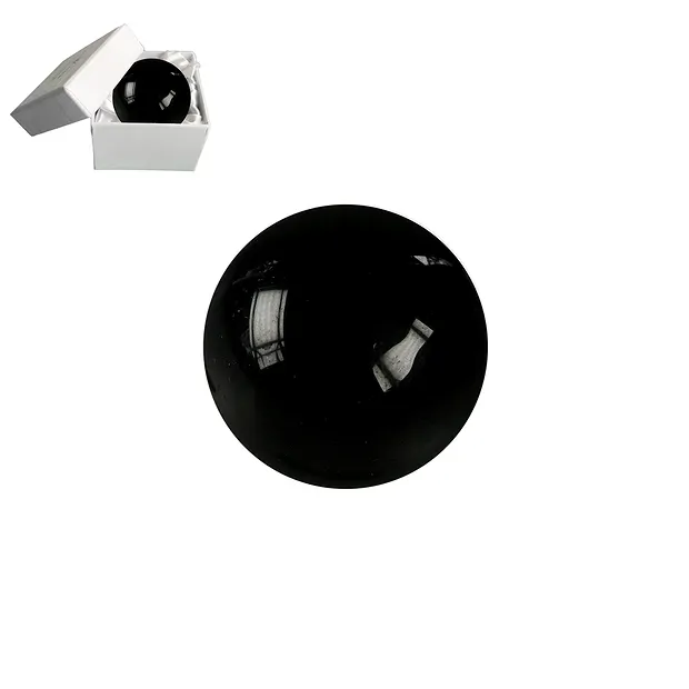 Sfera da massaggio in Shungite (pugnalata), 3,0 cm, in confezione regalo | Marco Schreier