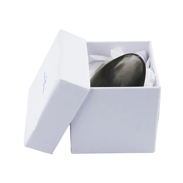 Egg Shungite, 4,0cm, in gift box | wholesaler gems, healing stones & jewelry