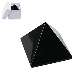 0543203301 Piramide di Shungite (stab.), 03,0cm, in confezione regalo | Marco Schreier