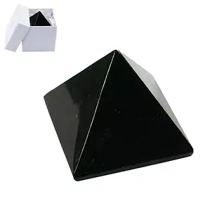 Pyramid Shungite (stab.), 03,8 - 04,2cm, in gift box | Marco Schreier