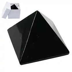 0543203801 Pyramide Shungite (stab.), 08cm, dans une boîte cadeau | Marco Schreier