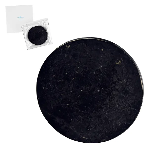 Scheibe Schungit in Geschenkschachtel, 09cm | Edelsteine, Heilsteine & Schmuck