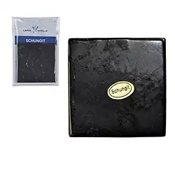 0543206014 Piastre di Shungite, 07 x 07 cm, in astuccio | grossista gemme e pietre curative
