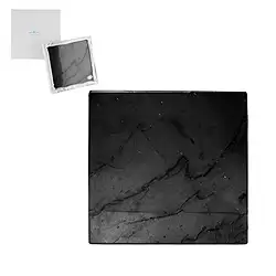 0543206016 Slabs of Shungite, 10 x 10cm, in gift box | wholesaler gems & healing stones