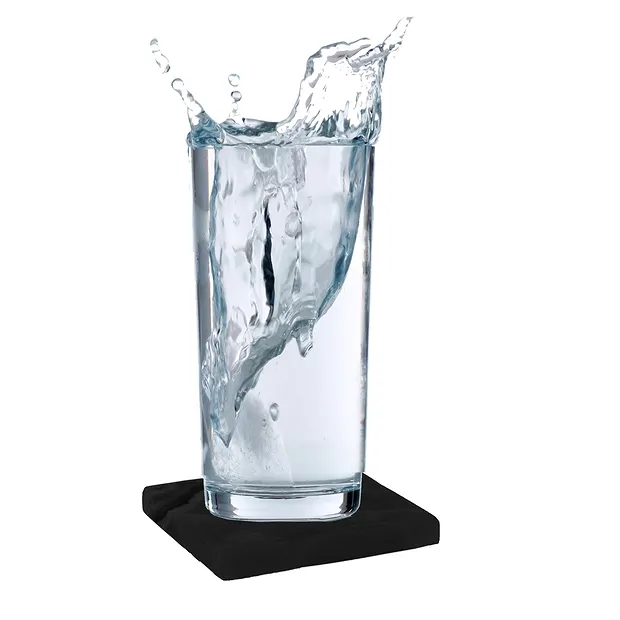 Placa de Shungita, 04 x 04cm, en bolsa | Marco Schreier