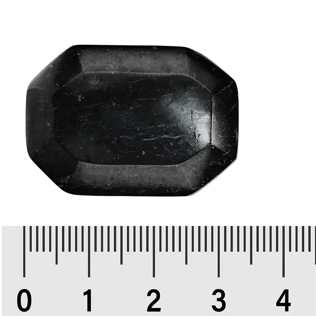 Flat Stone Shungite (stab.), 3,5 x 2,5cm (6 pcs./ PU) | Marco Schreier