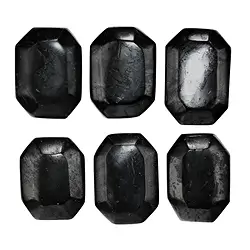 0543206300 Auflagestein Schungit (6 St./VE) | Großhändler Edelsteine, Heilsteine & Schmuck