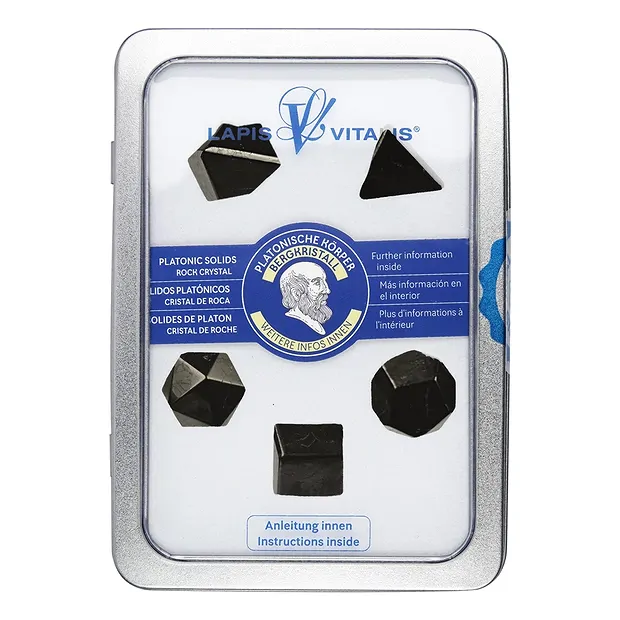 Corpo platonico di Shungite, 3 cm (grande) | grossista gemme e pietre curative