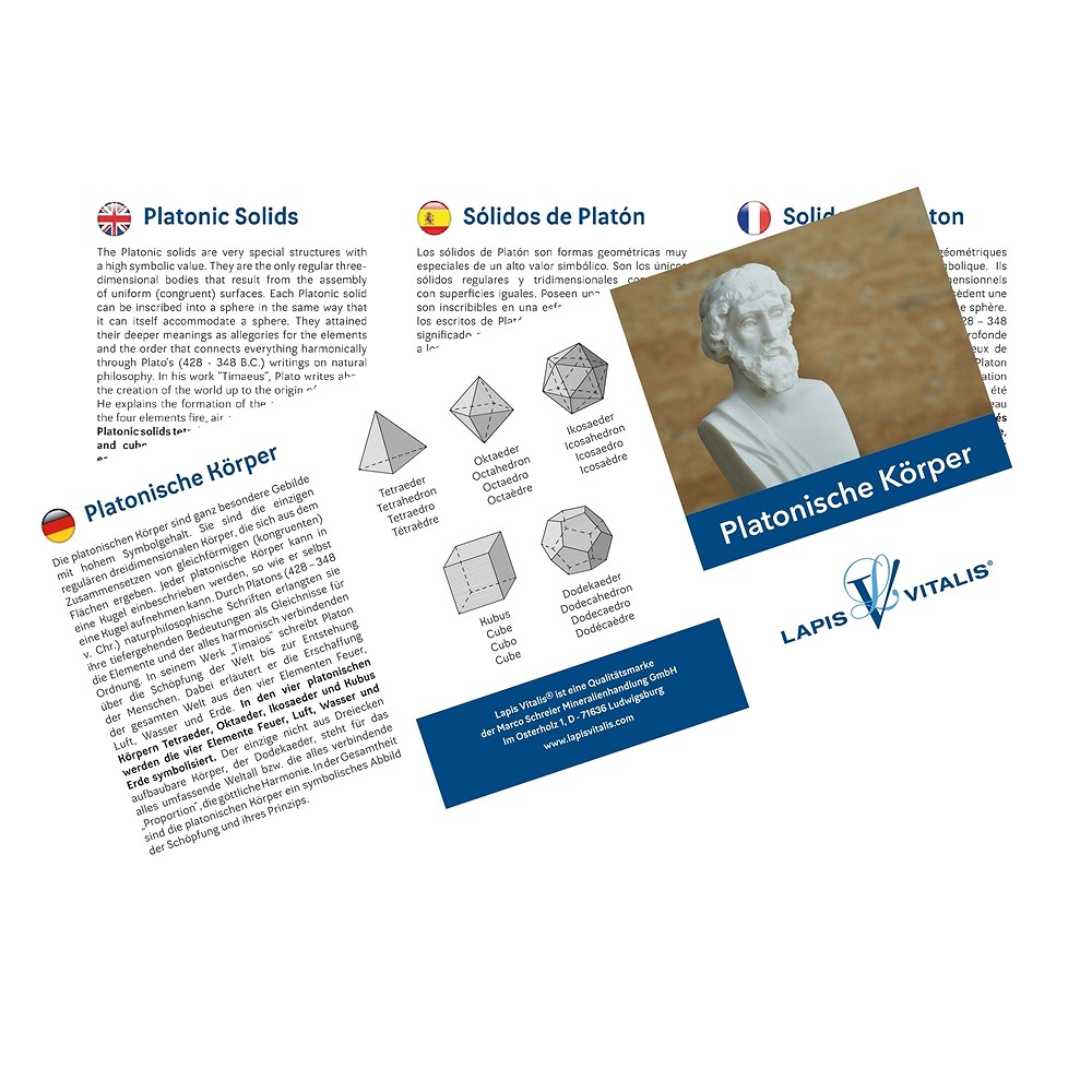 Corpo platonico di Shungite, 3 cm (grande) | grossista gemme e pietre curative