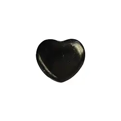 0543220250 Heart (pocket heart), Shungite (stab.), 2.8cm (mini) | Marco Schreier