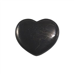 0543220451 Cuore bulboso, Shungite, 4,5 cm | gemme, pietre curative e gioielli all'ingrosso