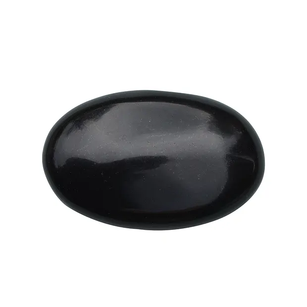 Lente di pietra Shungite (stab.), 4,5 x 3,0cm | Marco Schreier