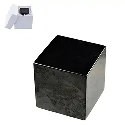 0543252012 Cube Shungite (stab.), 04cm, dans une boîte cadeau | Marco Schreier